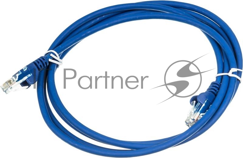 Патч-корд LANMASTER UTP LAN-PC45/U5E-2.0-BL вилка RJ-45-вилка RJ-45 cat.5е 2м синий LSZH (уп.:1шт)