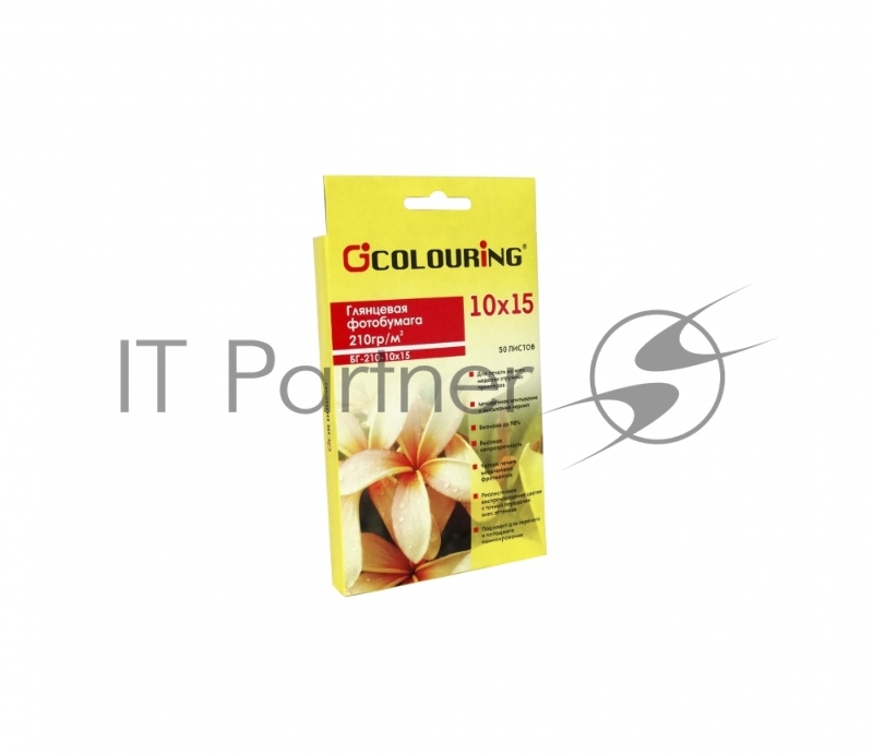 Фотобумага глянцевая CG-БГ-210-10x15-50 210 г/м2, 10x15, 5760dpi, 50 л