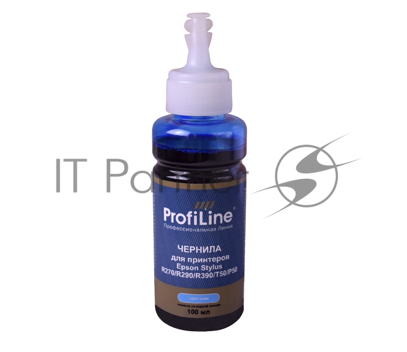 Чернила ProfiLine для принтеров Epson Stylus R270/R290/R390/T50/P50 Light Cyan 100 мл водн