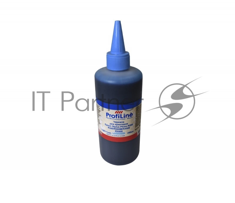 Чернила для принтеров Epson StylusPhoto R200/R300/R300M/RX500/RX600/R300 CISS ink Light Cyan 250 мл водн ProfiLine