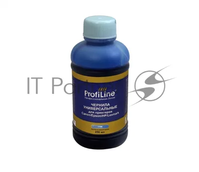 Чернила ProfiLine Premium для принтеров Canon/Epson/HP/Lexmark Cyan 250 мл водн