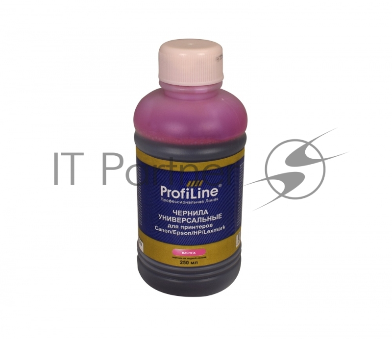 Чернила ProfiLine Premium для принтеров Canon/Epson/HP/Lexmark Magenta 250 мл водн