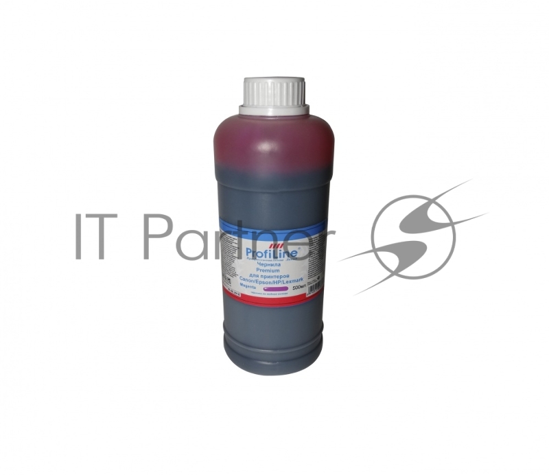 Чернила ProfiLine Premium для принтеров Canon/Epson/HP/Lexmark Magenta 500 мл водн