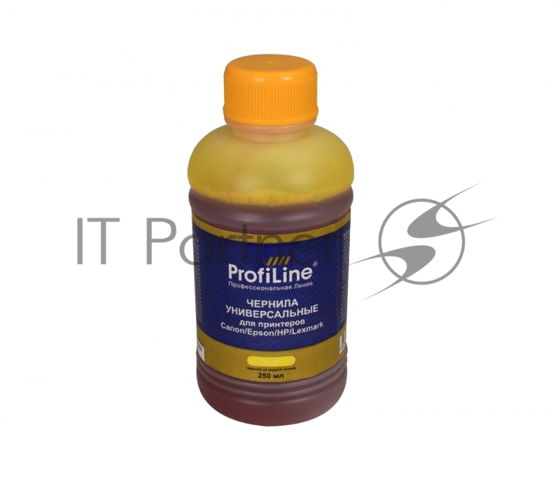 Чернила ProfiLine Premium для принтеров Canon/Epson/HP/Lexmark Yellow 250 мл водн