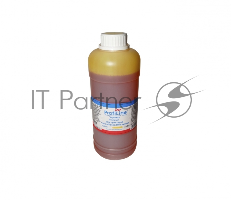Чернила ProfiLine Premium для принтеров Canon/Epson/HP/Lexmark Yellow 500 мл водн