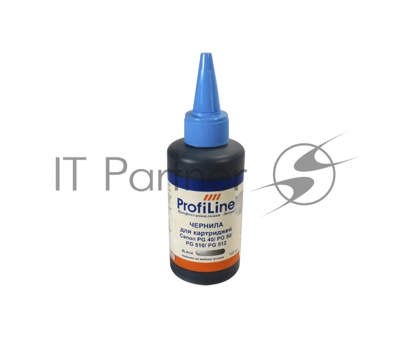Чернила ProfiLine PL-PG 40/PG 50/PG 510/PG 512 для Canon Pixma MP210/MP450/PM170/PM150/iP6220D/iP6210D/iP2200/iP1600/iP1800 черный 100 мл водн