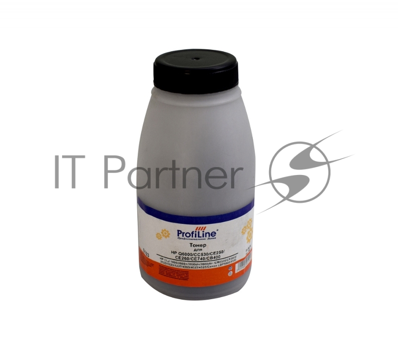 Тонер ProfiLine PL-Q6000/CC530/CE250/CE260/CE740/CB400 для HP CLJ 1600/2600n/2600dn/2600dtn/CM2320/CP2025/3525/5220/5225/4005/4025/4525/Canon LBP5000/5100 черный 90 гр Фасовка РФ