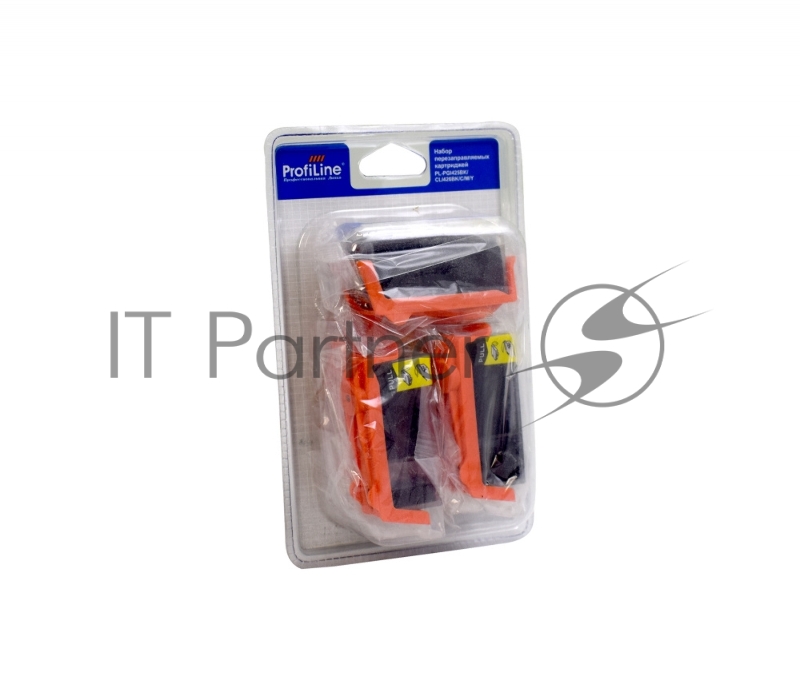 Перезаправляемые картриджи PGI 425/426 для Canon Pixma IP4840/IX6540/MG5140/MG5240/MG5340/MG6140/MG8140 водн заправленные 5 шт Black 19 мл Color 4*9,2 мл с чипом ProfiLine