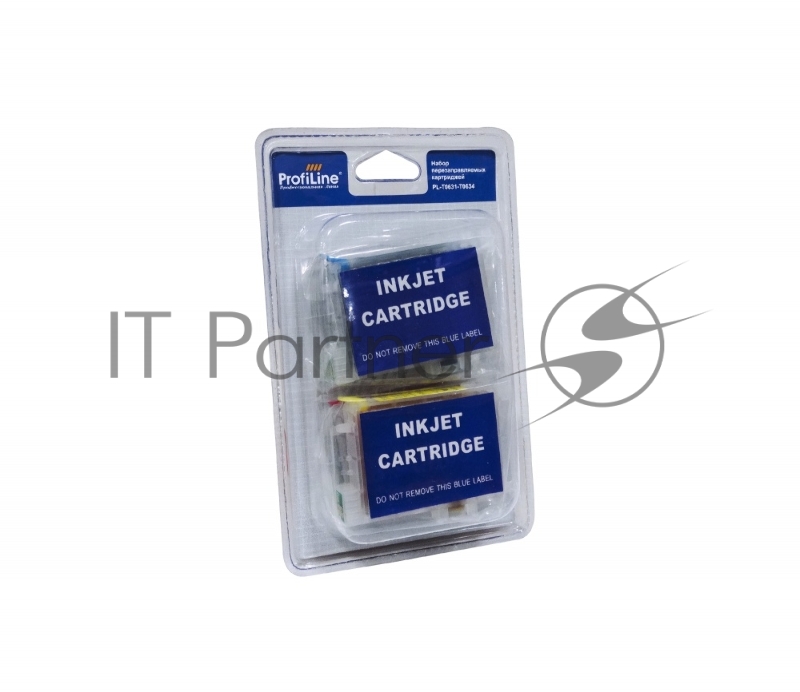 Перезаправляемые картриджи T0731N-T0734N для Epson Stylus CX3900/CX3905/CX4900/CX4905/CX5500/CX5501/CX5505/CX5510/CX5600/CX5900/CX6900F/CX7300/CX7310/CX8300/CX9300F/C79/C90/C92/C110/TX200/TX209/TX210/TX219 заправл 4*12 мл с чипом водн ProfiLine