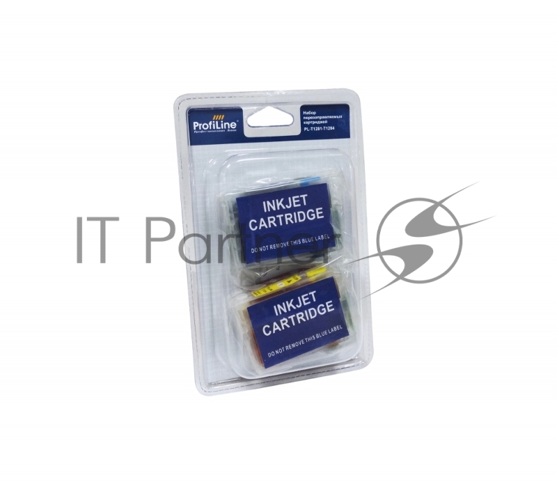 Перезаправляемые картриджи T1281-T1284 для Epson Stylus S22/SX125/SX130/SX230/SX235W/SX420W/SX425W/SX435W/SX440W/SX445W/Office BX305F/BX305FW пигмент заправленные 4*12 мл с чипом ProfiLine