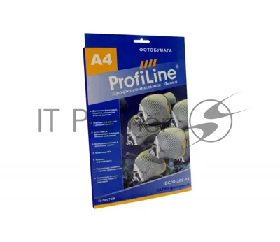 БС/Ф-260-А4-50 Фотобумага микропористая ProfiLine фактурный сатин, 260 г/м2, А4, 50 л, 2880 dpi