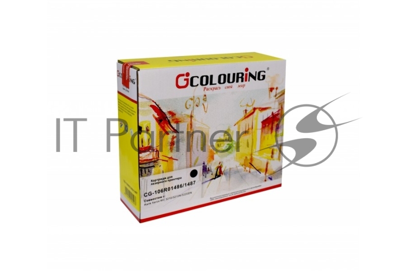 Картридж Colouring CG-106R01486/1487 черный (4100 стр.) для Rank Xerox WC 3210/3210N/3220DN