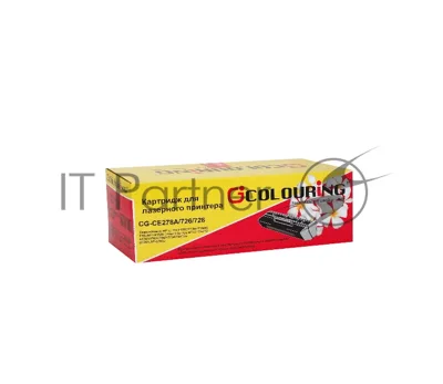 Картридж лазерный Colouring CG-CE278A/726/728 черный (2100 стр.) для принтеров HP LaserJet P1560/P1566/P1600/P1606dn/M1536 Canon i-Sensys MF4410/4420/4430/4450/4550d/4570d/4580dn/4780/D520/LBP-6200D