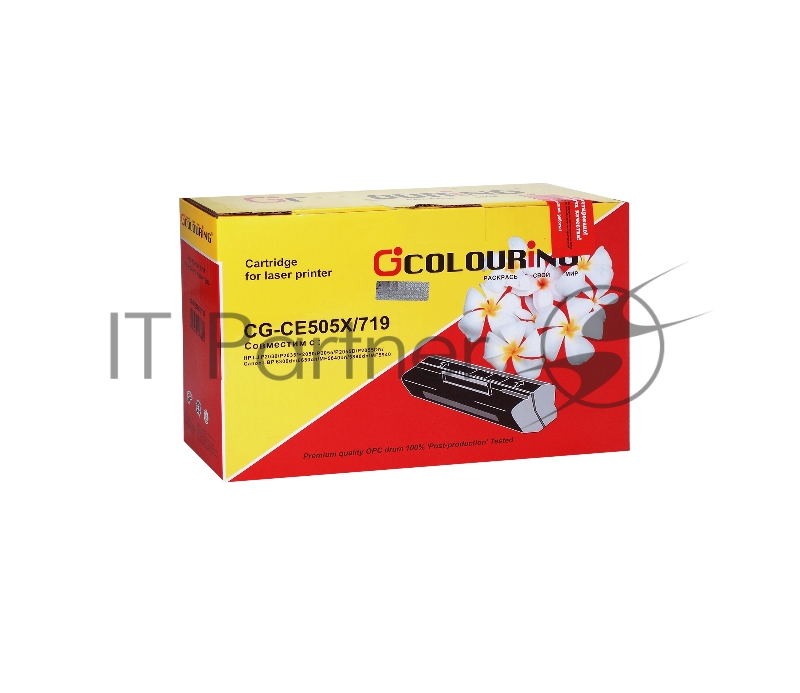 Картридж лазерный Colouring CG-CE505X/719 для принтеров HP LJ P2050/P2055/P2055D/P2055DN/Canon LBP 6300dn/6650dn/MF5840dn/5880dn/MF5940 6500 копий