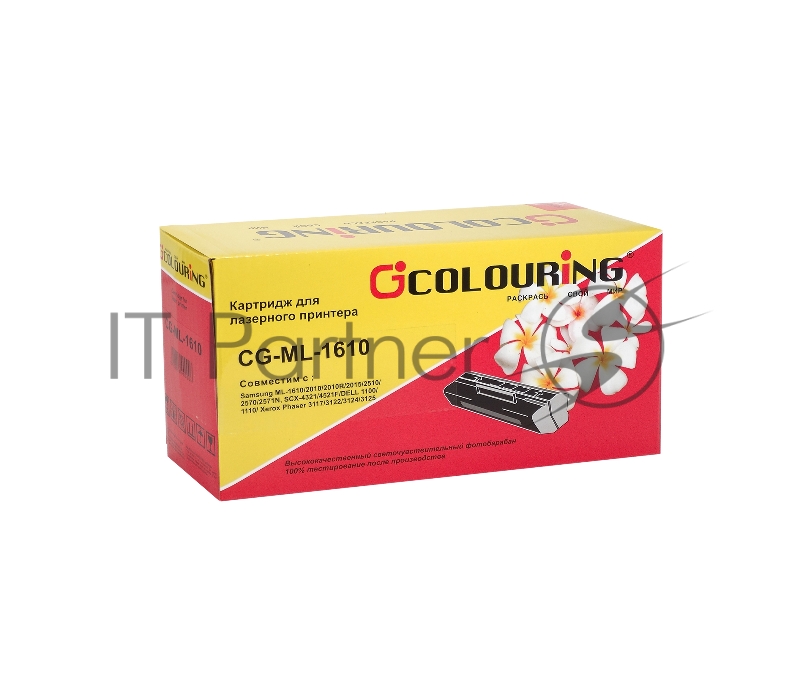Картридж лазерный Colouring CG-ML-1610 черный (3000 стр) для Samsung ML-1610/2010/2010R/2015/2510/2570/2571N, SCX-4321/4521F/DELL 1100/1110/Xerox Phaser 3117/3122/3124/3125