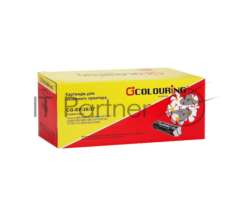Картридж лазерный Colouring CG-EP-26/27 черный (2500 стр.) для Canon LBP3200/3210/300N/MF3110/5530/5550/5630/5650/5730/5770/3112/3220/3222/3240