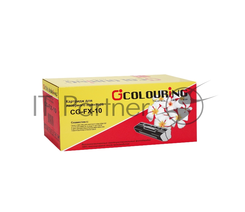 Картридж лазерный Colouring CG-FX-10 для принтеров Canon Fax MF4010/4012/4120/4150/4270/4320/4322/4330/4340/4350/4370/4680 FAX-L100/110/120/160 2000 копий