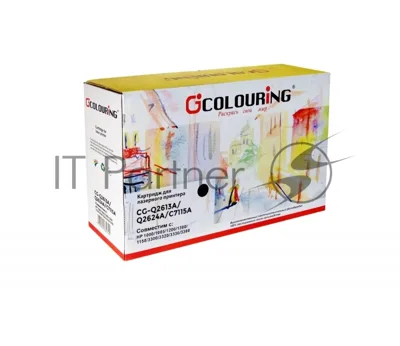 Картридж лазерный Colouring CG-Q2613A/Q2624A/C7115A черный (2500 стр.) для HP LJ 1000/1005/1200/1300/1150/1150n/1300/1300n/1300xi/3300/3310/3320/3330/3380 Canon LBP-1210