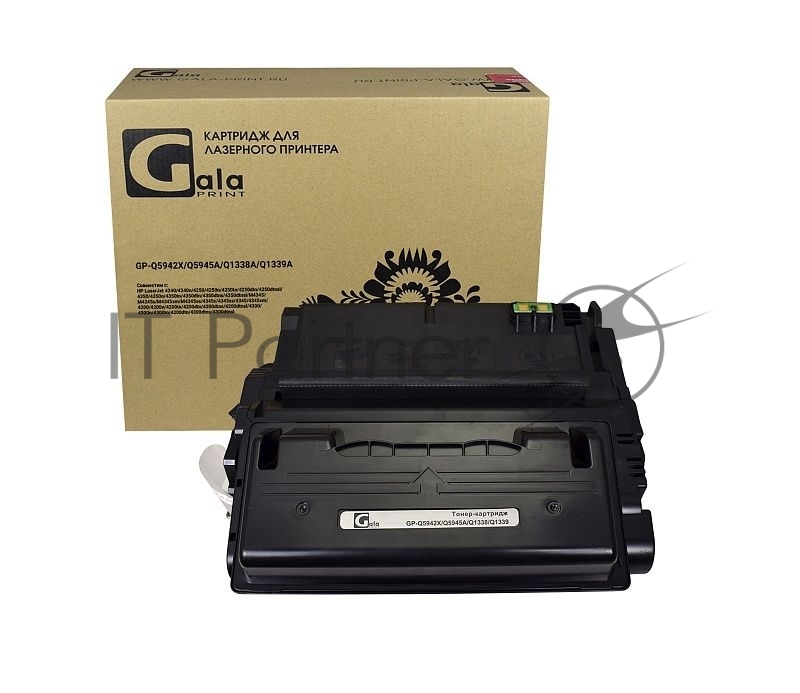 Картридж лазерный GalaPrint GP-Q5942X/Q5945A/Q1338/Q1339 черный (20000 стр) для HP LJ 4240/4240N/4250/4250DTN/4250DTNSL/4250N/4250TN/4345/4350/4350DTN/4350DTNSL/4350N/4350TN