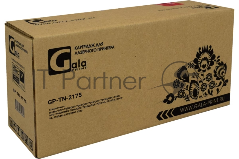 Картридж GalaPrint GP-TN-2175 для Brother HL-2140/2142/2150N/2170W/DCP-7030/7040/7045N/MFC-7320 2600 копий