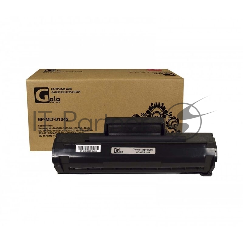 Картридж лазерный GalaPrint GP-MLT-D104S черный (1500 стр.) для Samsung ML-1666/1660/1661/1665/1676/1670/1673/1674/1678/1860/1861/1865W/SCX3201/3206/3217/3218/3200/SCX-3205w
