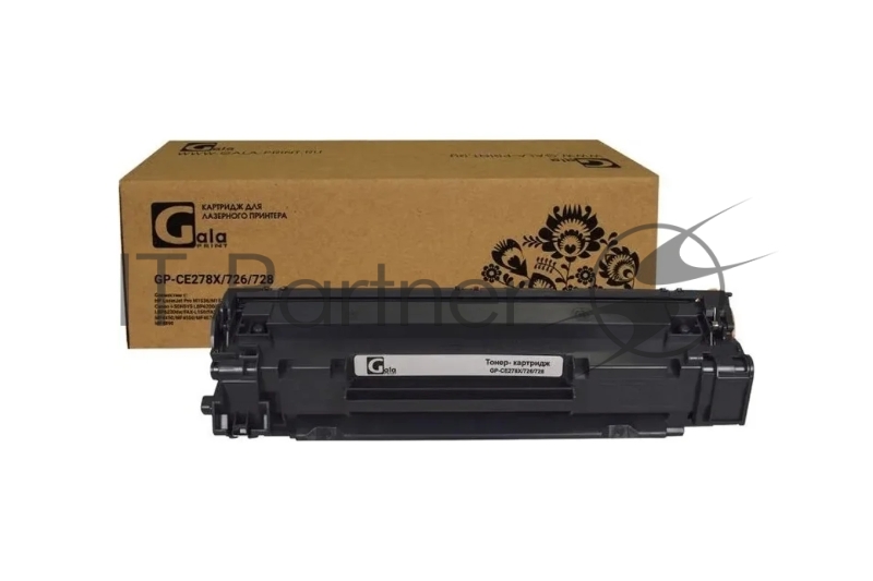Картридж лазерный GalaPrint GP-CE278X/726/728 черный (2300 стр.) для HP LJ Pro P1560/P1566/P1600/P1606dn/M1536 Canon i-Sensys MF4410/4420/4430/4450/4550d/4570d/4580dn/4870dn/D520/LBP-6200D