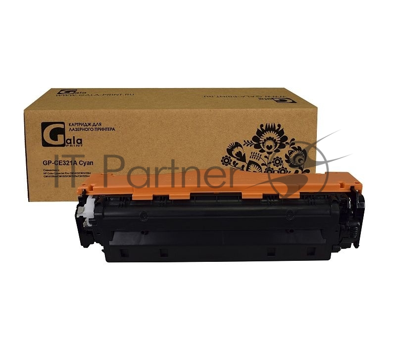 Картридж лазерный GalaPrint GP-CE321A голубой (1300 стр) для HP LJ CP1525N/CP1525NW/CM1415/1415fnw