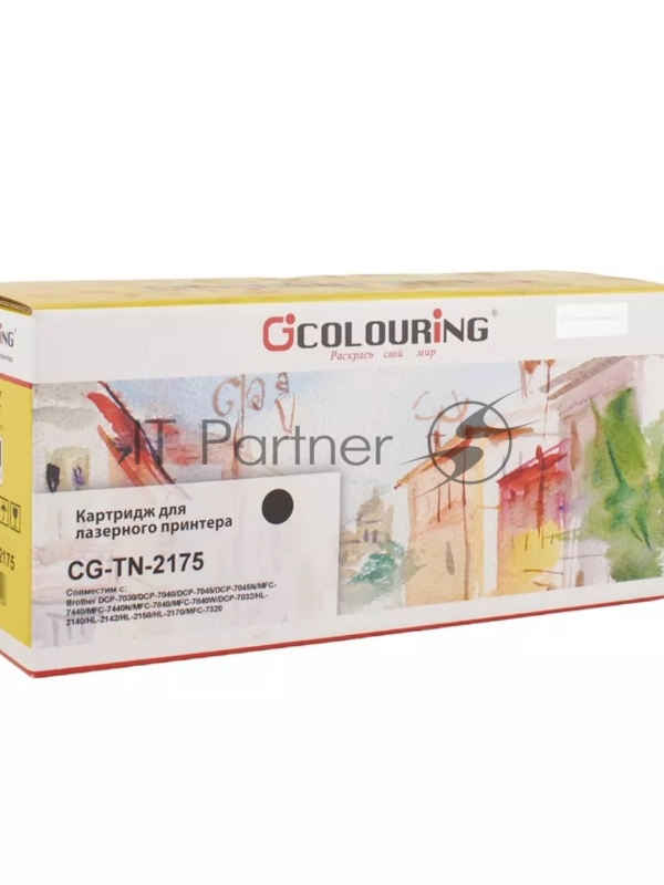 Картридж Colouring CG-TN-2175 черный (2600 стр.) для Brother HL-2140/2142/2150N/2170W/DCP-7030/7040/7045N/MFC-7320