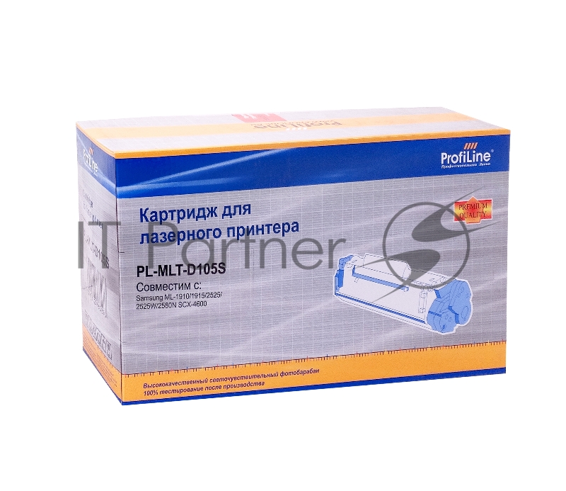 Картридж лазерный ProfiLine PL-MLT-D105S для принтеров Samsung ML-1911/2526/2581/SF-651/651P/651XIL/ML-1916K/1915K/1910K/2525K/2580NK/SCX-4610K/4605K/4600K/4623FK/4600/4601/4623F/4623X/SF650/650P 1500 копий