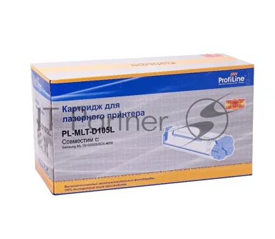 Картридж лазерный ProfiLine PL-MLT-D105L для принтеров Samsung ML-1910/1915/2525/2525W/2580N SCX-4600/4623F/4623GN SF650 2500 копий
