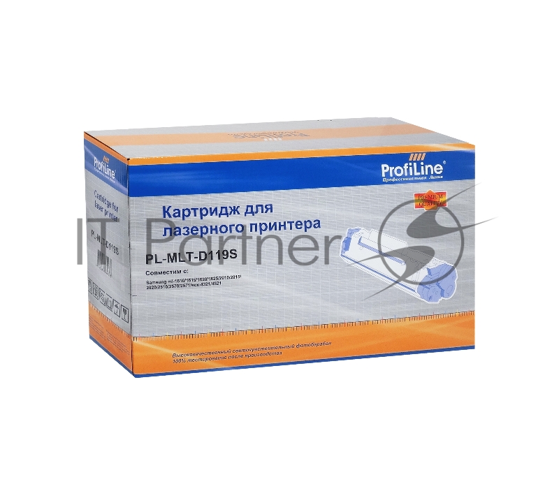 Картридж лазерный ProfiLine PL-MLT-D119S для принтеров Samsung ML-1610/1615/1620/1625/2010/2015/2020/2510/2570/2571N/SCX-4521/4321/Xerox 3117/3122/DELL 1100/1110 2000 копий
