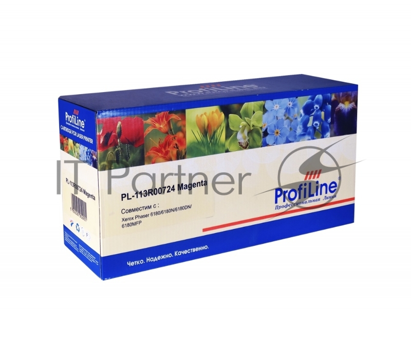Картридж лазерный ProfiLine PL-113R00724 для принтеров Rank Xerox Phaser 6180/6180N/6180DN/6180MFP Magenta 6000 копий