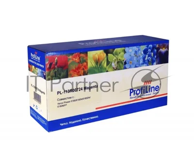 Картридж лазерный ProfiLine PL-113R00724 для принтеров Rank Xerox Phaser 6180/6180N/6180DN/6180MFP Magenta 6000 копий