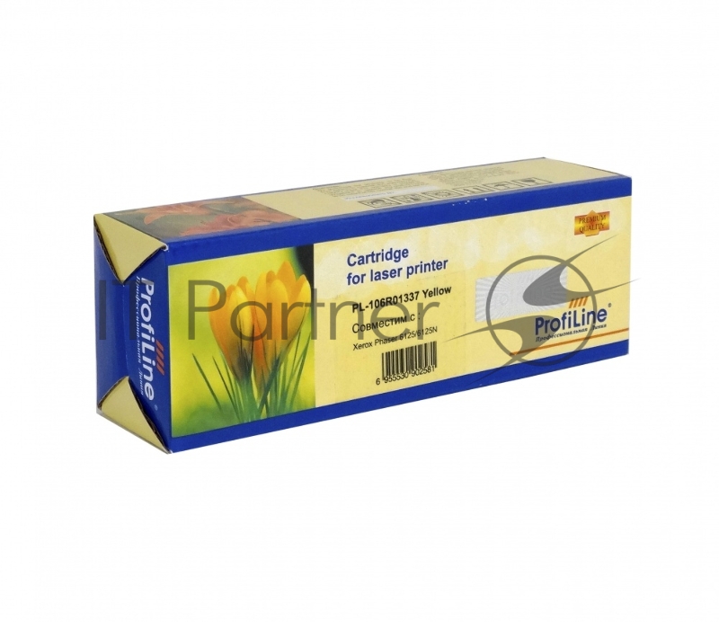 Картридж лазерный ProfiLine PL-106R01337 для принтеров Rank Xerox Phaser 6125/6125N Yellow 1000 копий