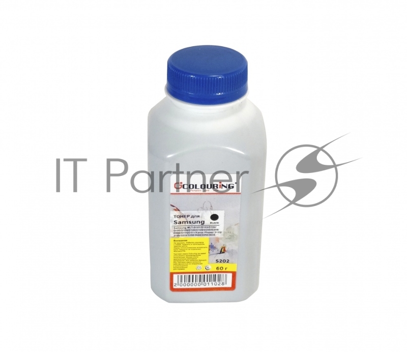 Тонер Colouring для принтеров Samsung MLT-D101/D103/D104/D105/D106/D108/D109/D205/D208/D209/D115/D111/Xerox Phaser 3155/3160/3210/3250/3600/3550/3635 60гр Фасовка РФ (СПБ)