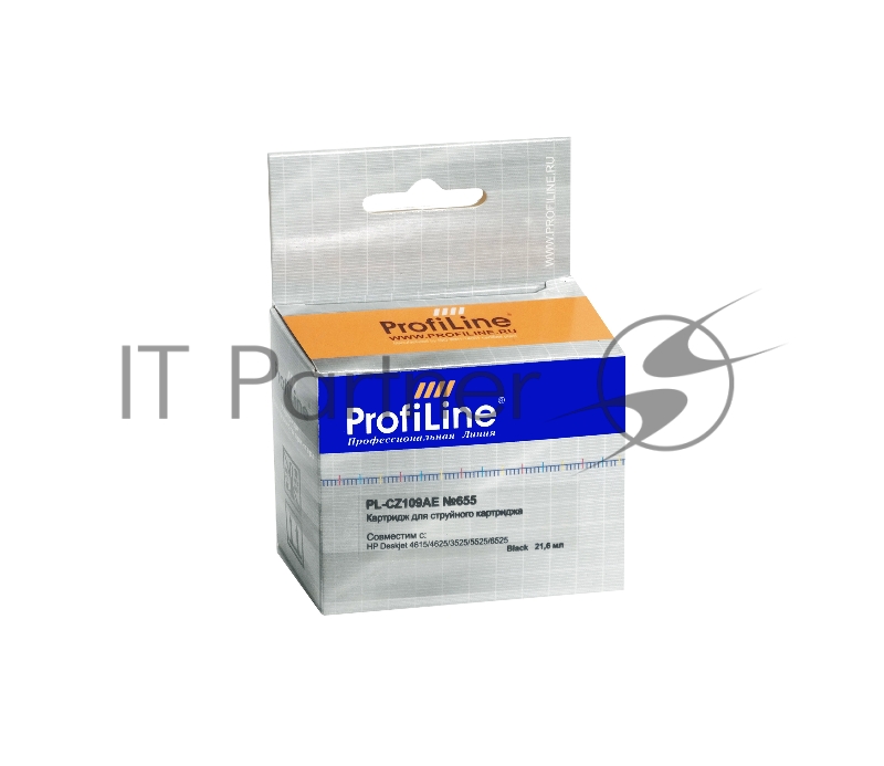 Картридж струйный ProfiLine PL-CZ109AE №655 для принтеров HP Deskjet 4615/4625/3525/5525/6525 AiO Black водн