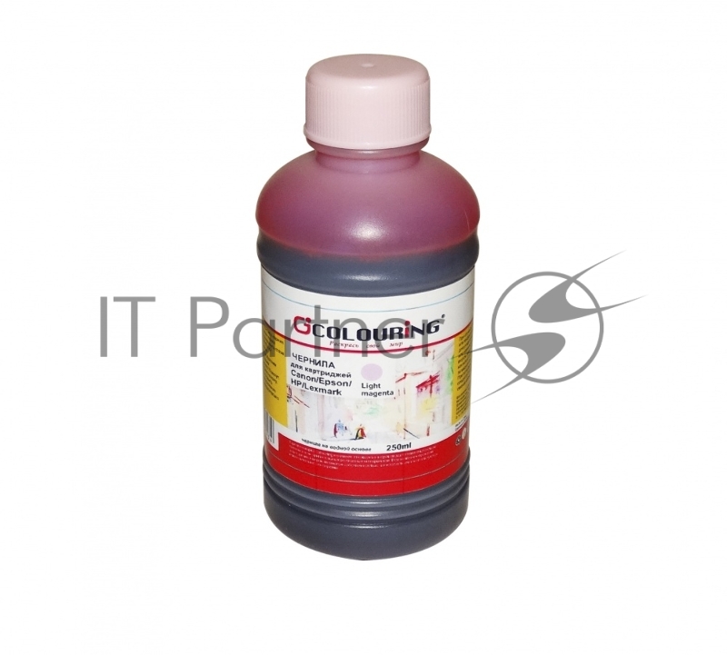 Чернила Colouring для принтеров Canon/Epson/HP/Lexmark Light magenta 250 мл водн U