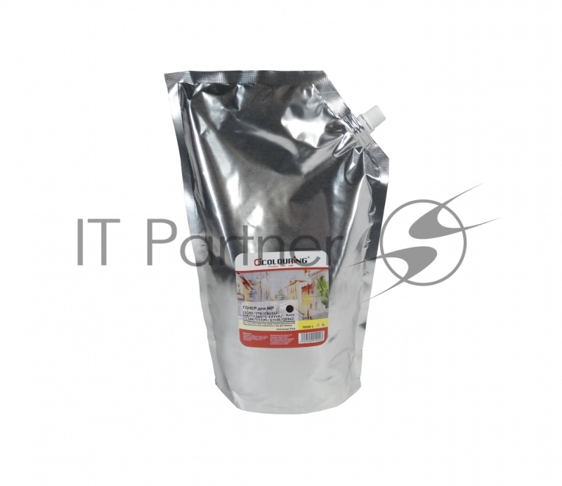 Тонер Colouring CG-CE285/278/CB435/436/CF280/C-EXV40/CC364/CE390/Q1338/Q5942 для HP 1102/1505/1506/1120/1566/P1005/P1505/4200/5200/P4010/4015/4510/4515/M4555/Pro 400 MFP M425dn 1000гр Universal Plus Фасовка РФ SOFT