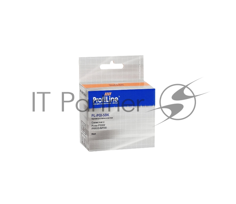 Картридж струйный ProfiLine PL-PGI-5BK для Canon Pixma iP3300/iP6600D/MP950 Black с чипом водн