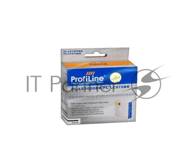 Картридж струйный ProfiLine PL-LC1000BK/LC970BK для принтеров Brother DCP -130C/135C/150C/235C/330C/350C/440CN/750CW/MFC-240C/260C/660CN/665CW/885CW/360C/5460CN/5860CW Black водн