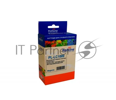 Картридж струйный ProfiLine PL-LC1000M/LC970M для принтеров Brother DCP -130C/135C/150C/235C/330C/350C/440CN/750CW/MFC-240C/260C/660CN/665CW/885CW/360C/5460CN/5860CW 20 мл Magenta