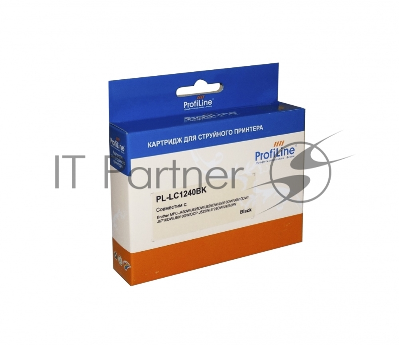 Картридж струйный для принтеров Brother PL-LC1240BK MFC-J6510DW/6710DW/6910DW/DJ525 Black водн ProfiLine