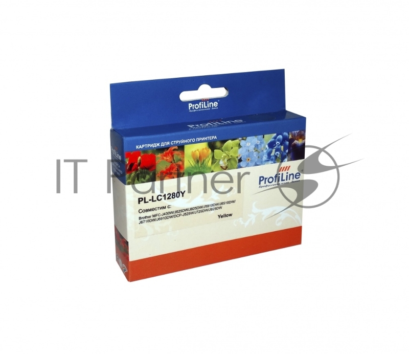 Картридж струйный для принтеров Brother PL-LC1280Y MFC-J6510DW/6710DW/6910DW 18 мл Yellow ProfiLine