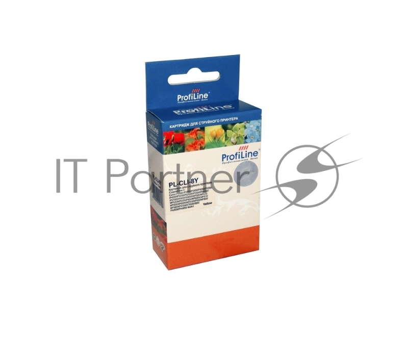 Картридж струйный ProfiLine PL-CLI-8Y для принтеров Canon Pixma iP3300/iP6600D/MP950 с чипом Yellow водн