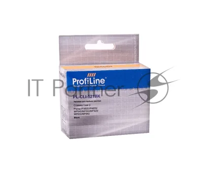 Картридж струйный ProfiLine PL-CLI-521BK для принтеров Canon Pixma Ip3600/IP4600/MP540/MP620/MP630/MP980 с чипом водн