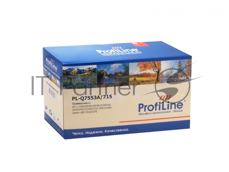 Картридж лазерный ProfiLine PL-Q7553A/715 для принтеров HP LJ P2010/P2014/P2015/2015d/2015n/M2727/M2727nf/M2727nfs/Canon LBP-3310/3370 3000 копий