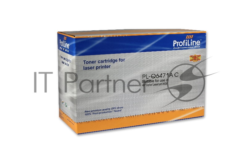 Картридж лазерный ProfiLine PL-Q6471A/711 для принтеров HP CLJ CP3505/3600/3600N/3600DN,3800/3800N/3800DN/3800DTN/Canon LBP5300/LBP5360 Голубой 4000 копий