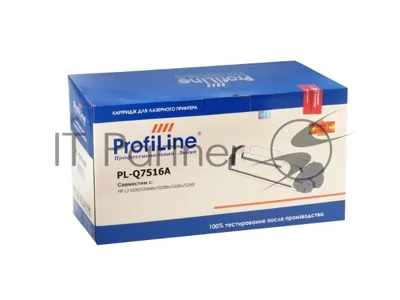Картридж лазерный ProfiLine PL-Q7516A/509 для принтеров HP LJ 5200/5200dtn/5200tn/5200n/5200l/Canon LBP3500/3900/3950/3970 12000 копий