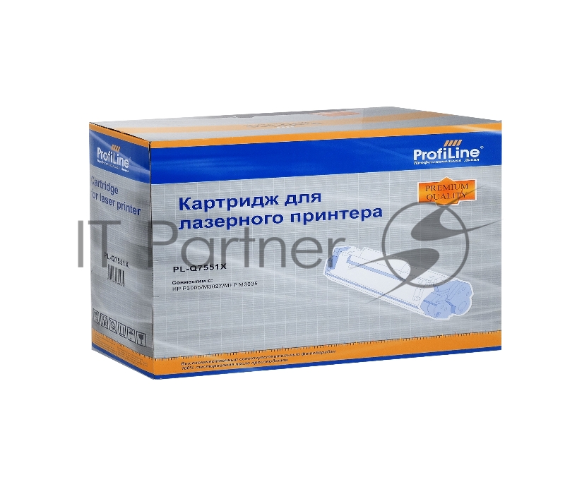 Картридж лазерный ProfiLine PL-Q7551X для принтеров HP LJ P3005/3005D/3005N/3005DN/3005X/M3027/MFP M3035MFP/M3035XS MFP 13000 копий