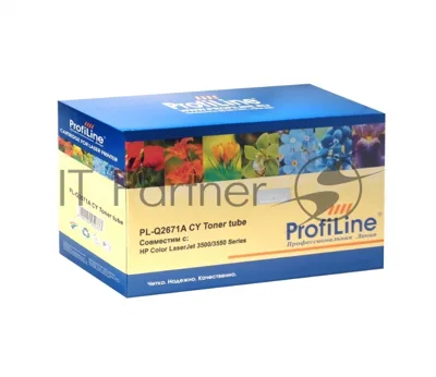 Картридж лазерный ProfiLine PL-Q2671A для принтеров HP CLJ 3500/3500N/3550/3550N Cyan 4000 копий